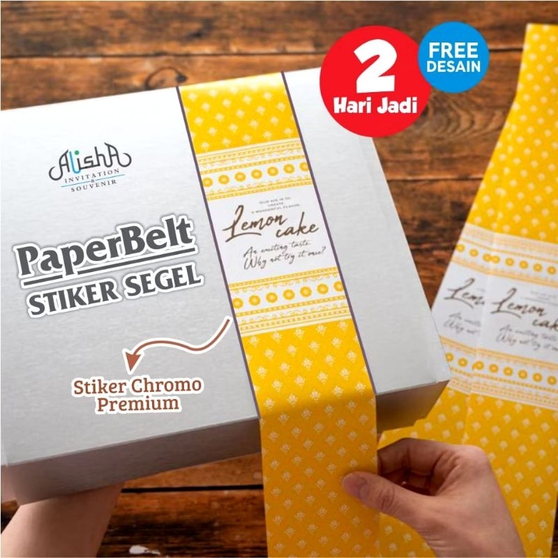 

Stiker Paperbelt Custom Paper Belt Idul Fitri Imlek Natal Paperbelt Ultah Paperbelt Bento Custom