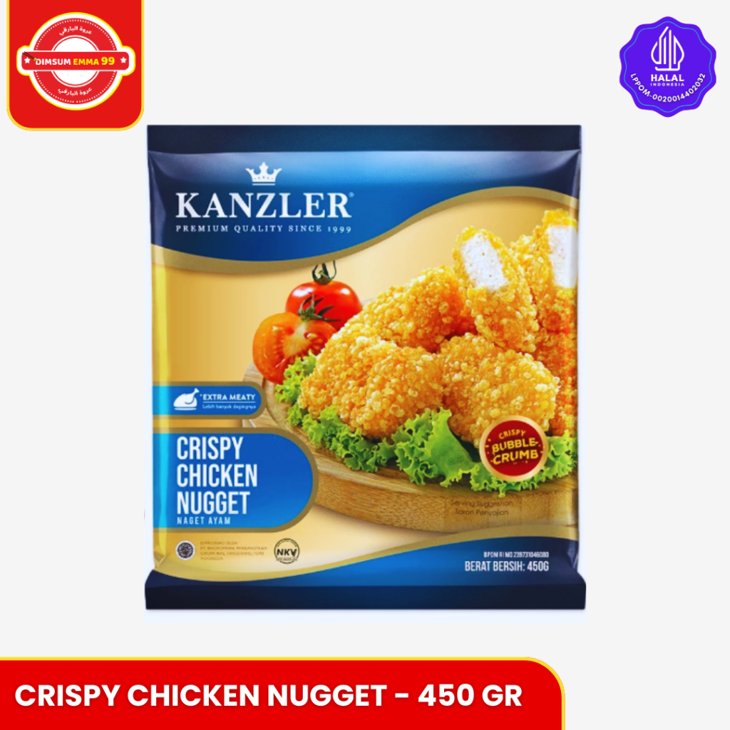

RB Kanzler Crispy Nugget 450gr - Delicious Crispy Chicken