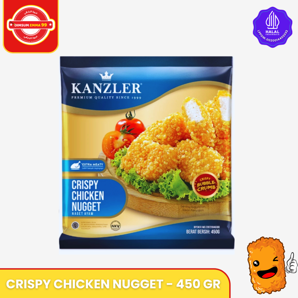

RB Kanzler Crispy Nugget 450gr - Delicious Crispy Chicken