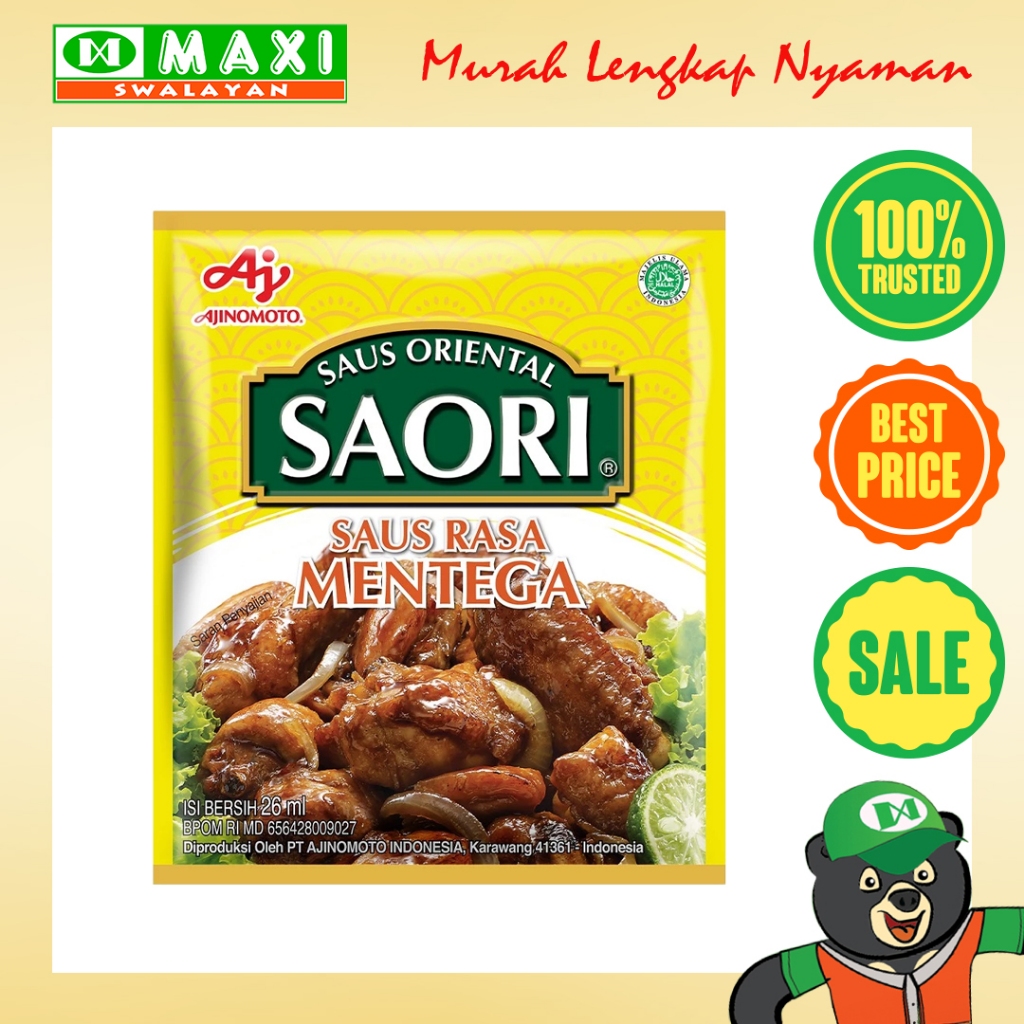 

Saori Saus Mentega Oriental Sachet 26ml
