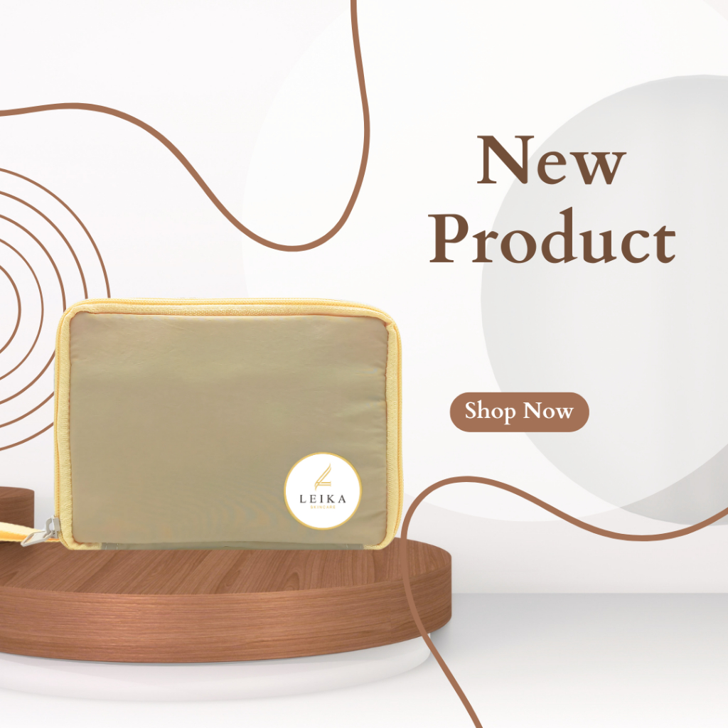 Pouch Exclusive Leika Skincare - Dompet Make up Spesial Leika Skincare - Pouch Cantik