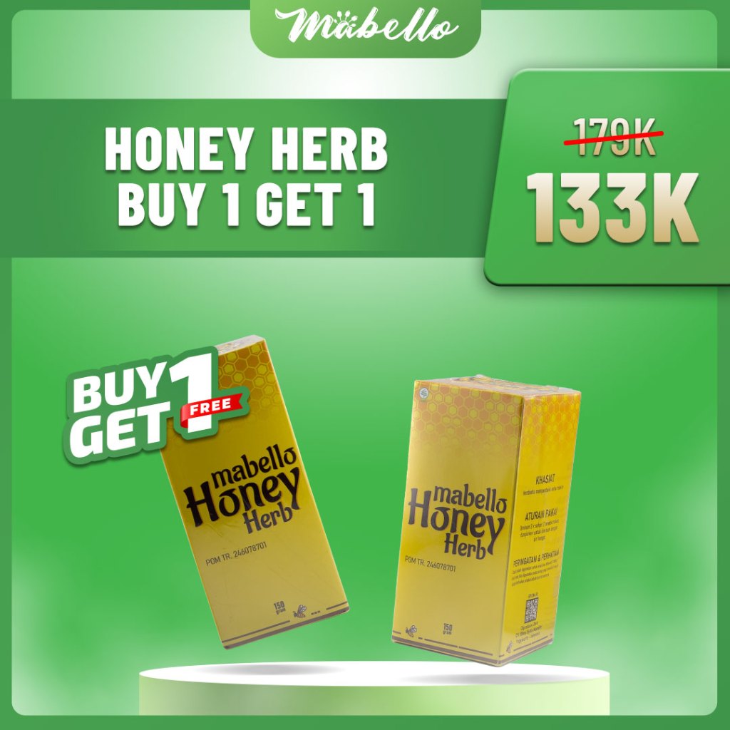 

Mabello Honey Herb/ Buy 1 Get 1 //MENINGKATKAN NAFSU MAKAN