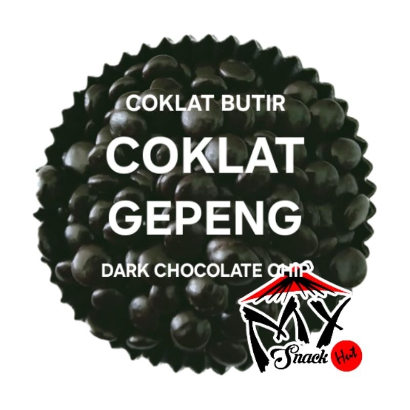 

CIP COKLAT GEPENG 250GR COKELAT BUTIR BULAT GEPENG DARK HITAM HR TOPPING DONAT ROTI KUE CAKE HALAL