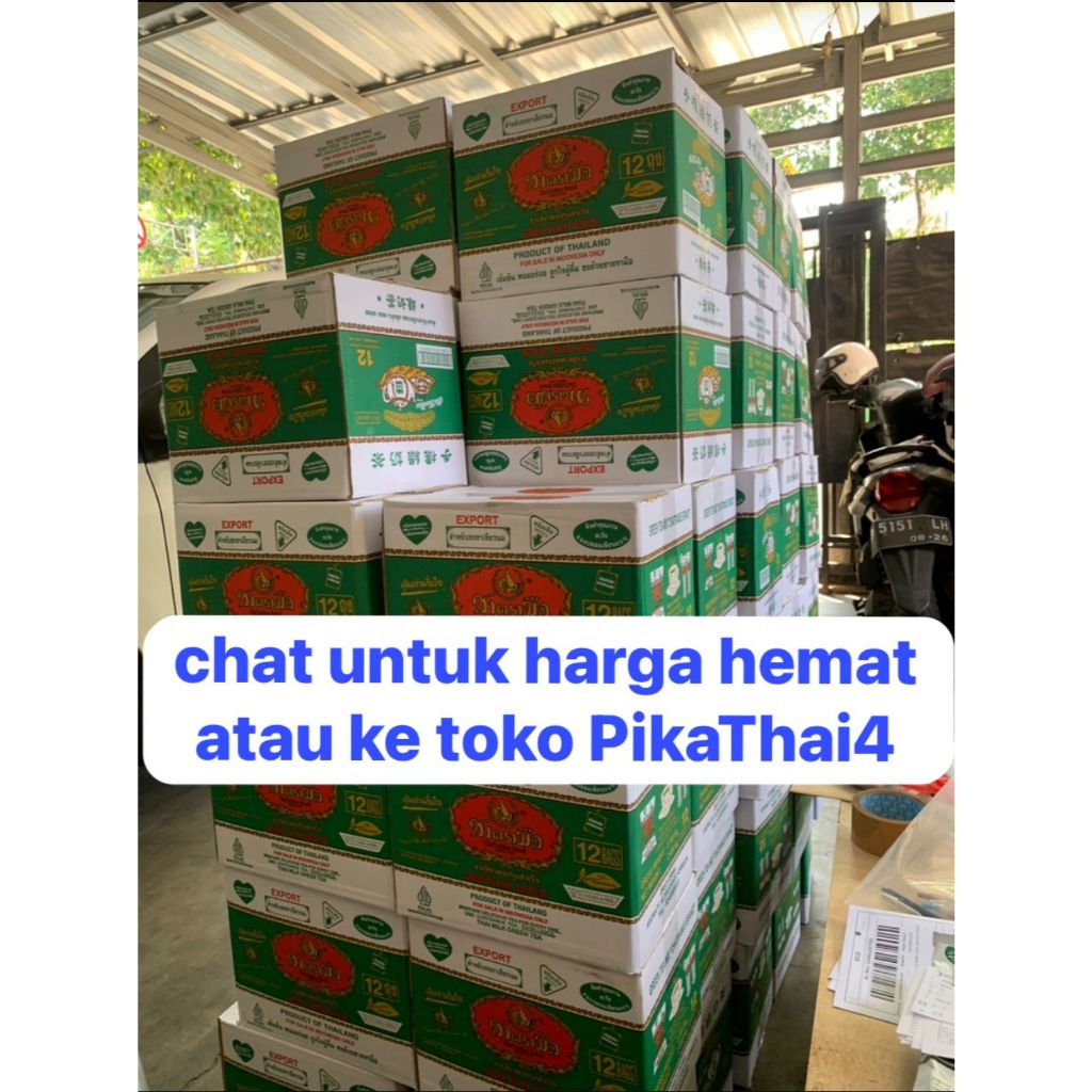 

12 bungkus x Chatramue Green Thai Tea Original Thailand 200 Gram (BPOM)