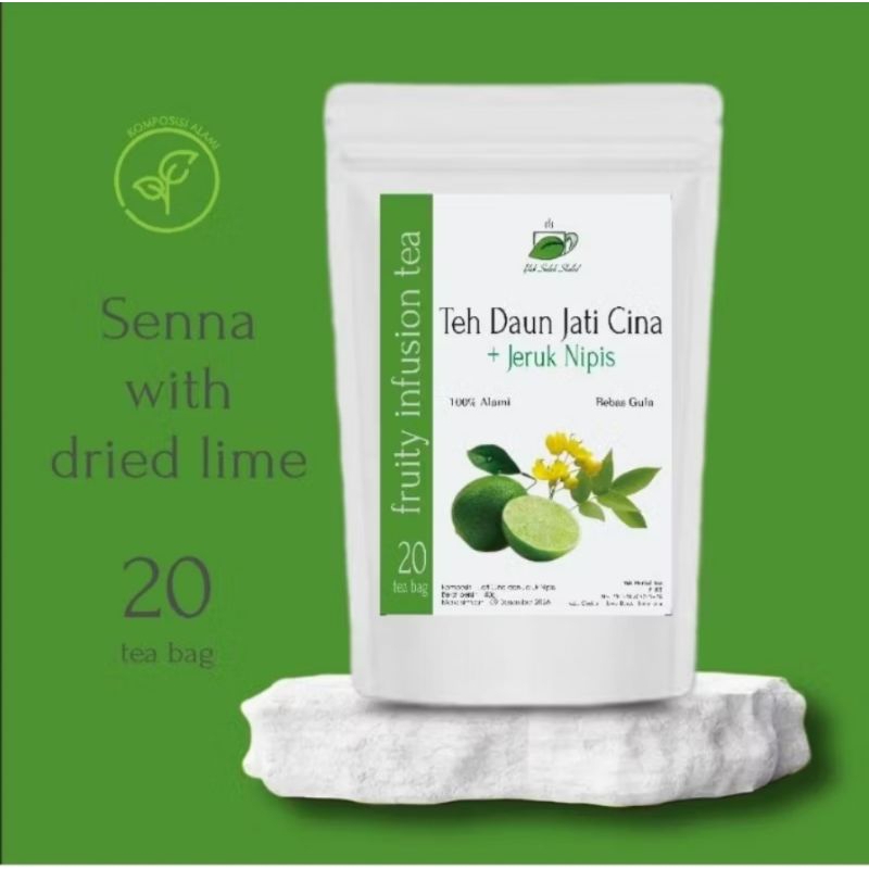 

TEH JATI CINA + JERUK NIPIS / SENNA LEAF with DRIED LIME TEA ( 20 tea bag )