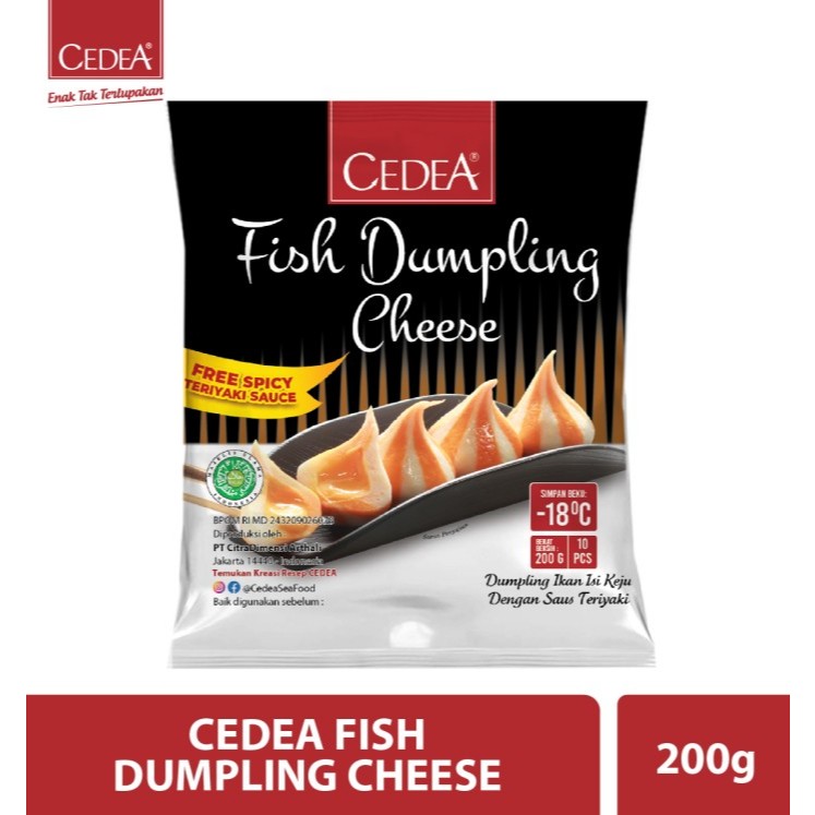 

CEDEA FISH DUMPLING CHEESE DUMPLING IKAN ISI KEJU 200Gr
