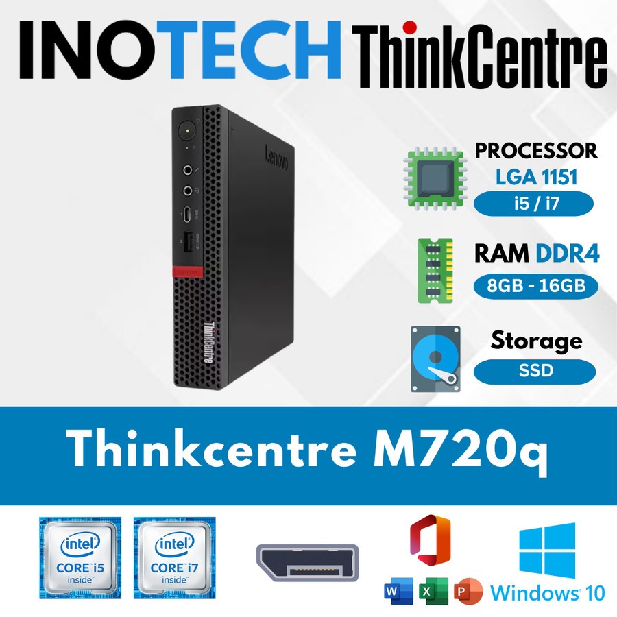 Lenovo ThinkCentre m920q / m720q mini pc Intel Core I5/i7 Gen 8/9 Tiny Mini PC LGA 1151