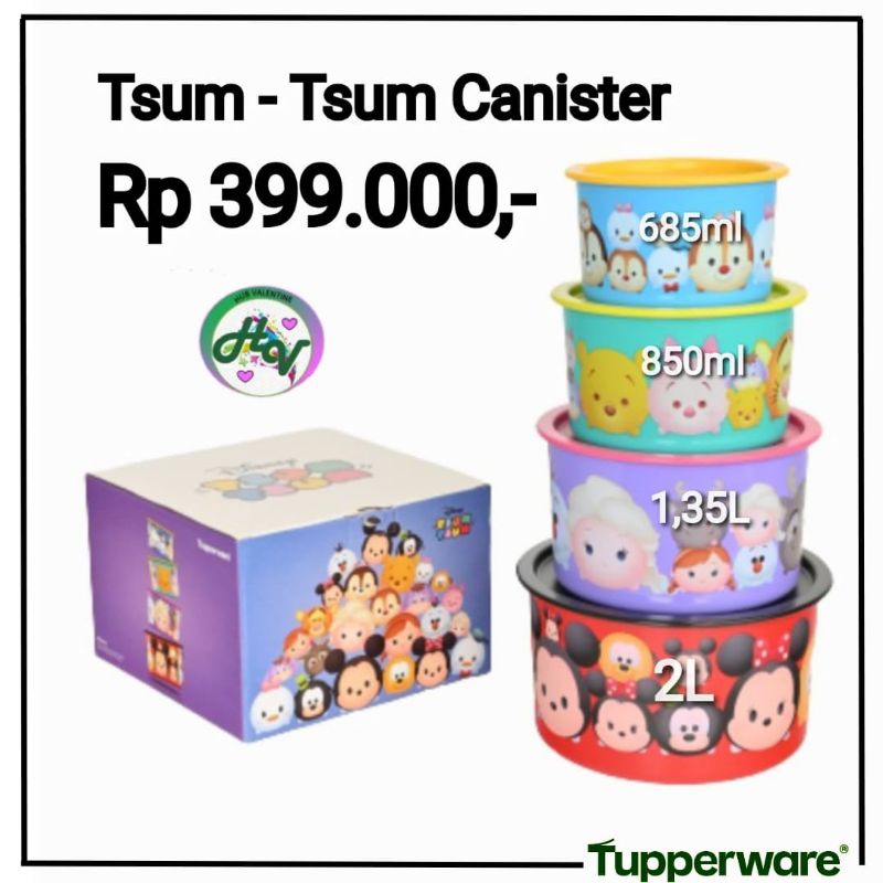 Tupperware Tsum-Tsum Canister