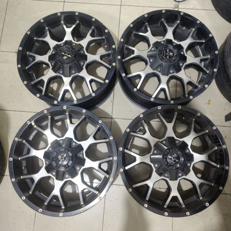 Velg JF LUXURY R20x9 H6x139,7 ET15 Fortuner,Hilux,Pajero,Triton dll