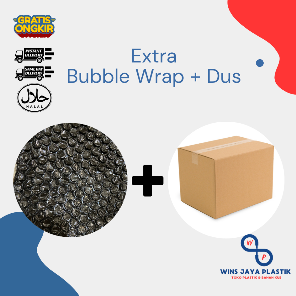 

WAJIB DI PESAN EXTRA DUS + BUBBLE WRAP UNTUK PENGIRIMAN YANG LEBIH AMAN