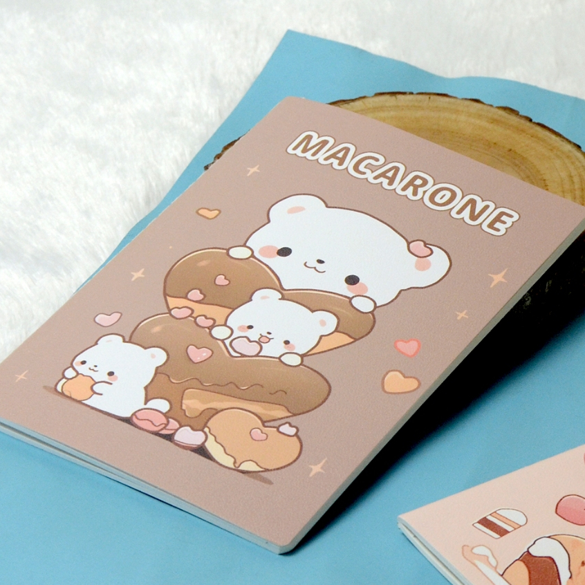 

NOTE A5 MACARONE BROWN || BUKU AGENDA A5