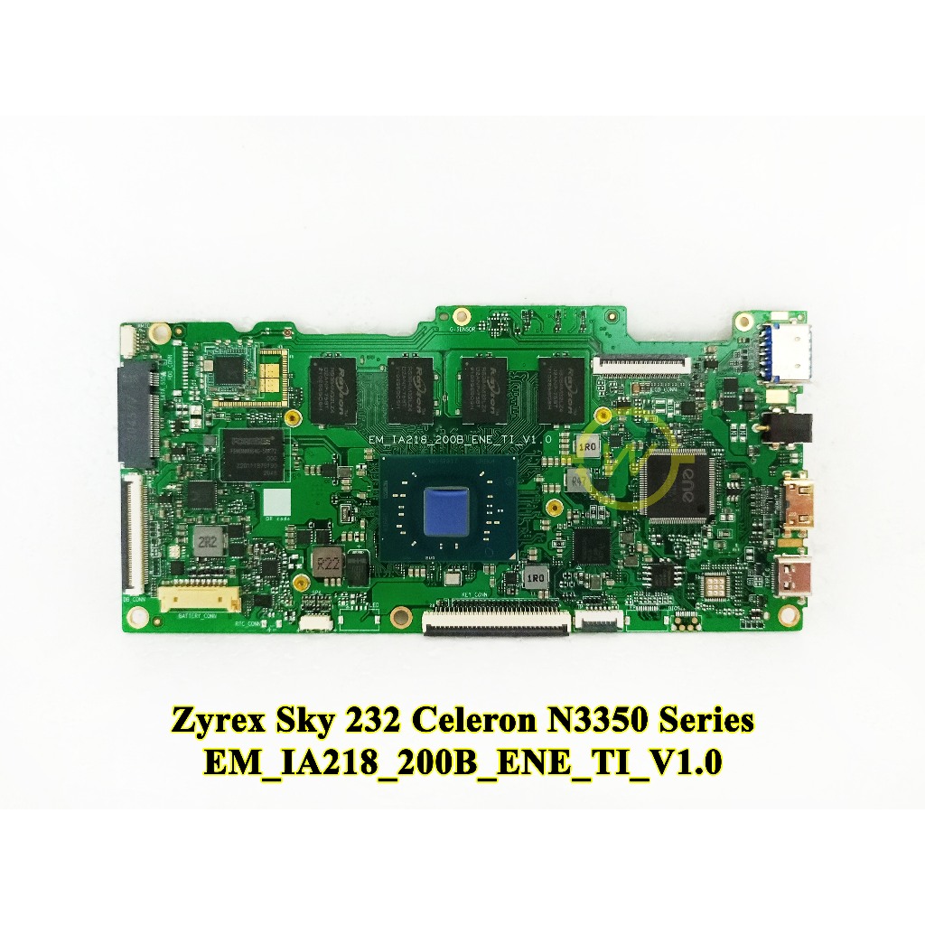 Mainboard Motherboard Mobo Laptop Zyrex Sky 232 Celeron N3350 OnBoard 4GB Series
