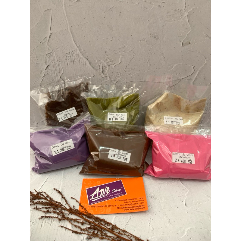 

collins dip glaze 200gr REPACK topping dipping glaze donat aneka rasa