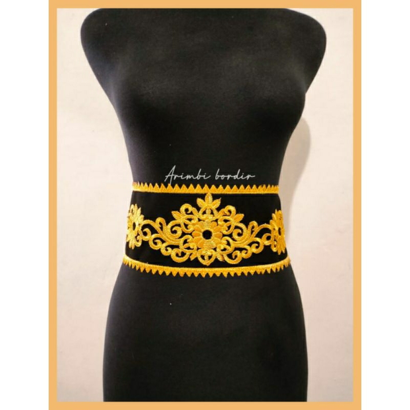 sabuk bordir beludru kabulon (OBI 80)