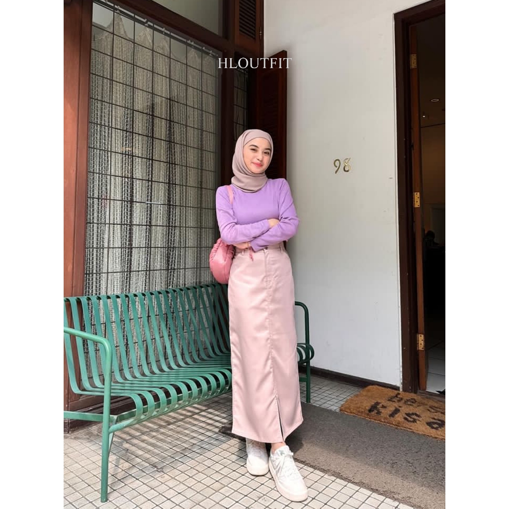 HL Hana Korean Midi Skirt Y2K (L Series)