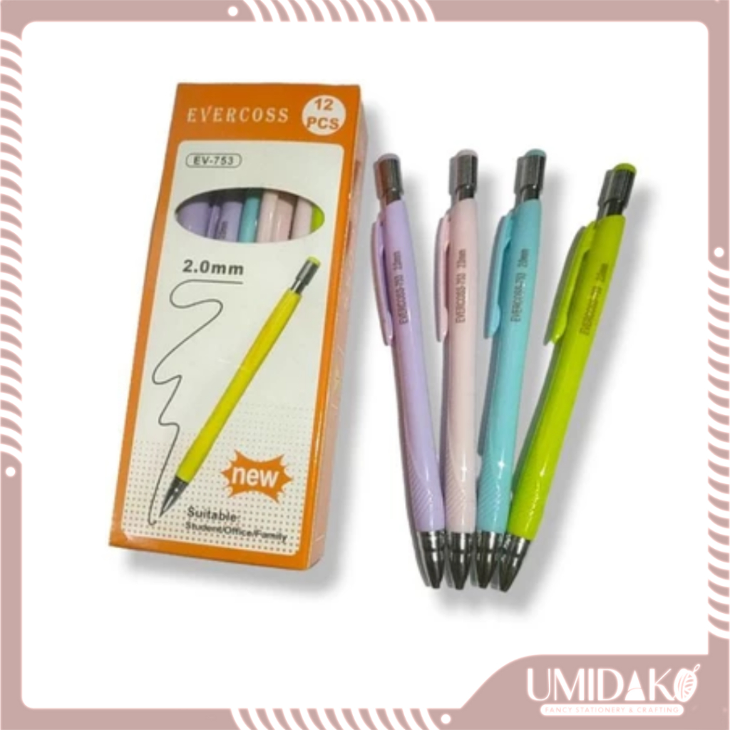 

[UMIDAAKO] PENSIL MEKANIK EV-753 2.0 EVERCOSS