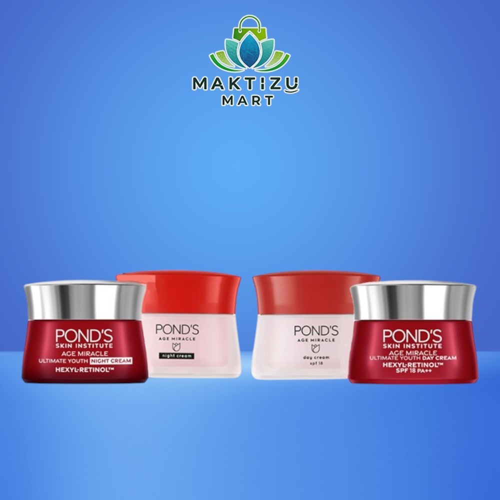 PONDS  AGE MIRACLE  DAY & NIGHT CREAM 9 gr - 20 gr  MAKTIZU MART