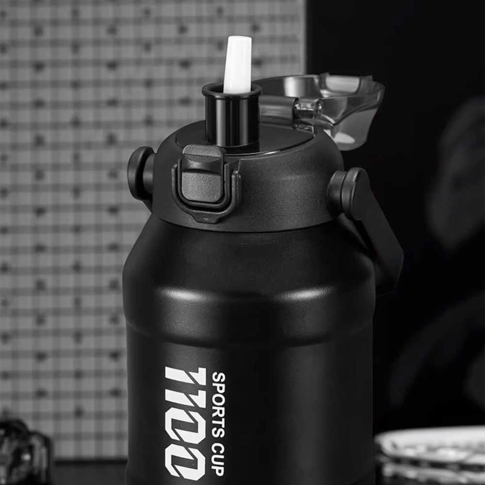 Botol Minum Keren Botol Air Minum Viral 1100Ml Tahan Dingin Dan Panas Termos Air Botol Minum