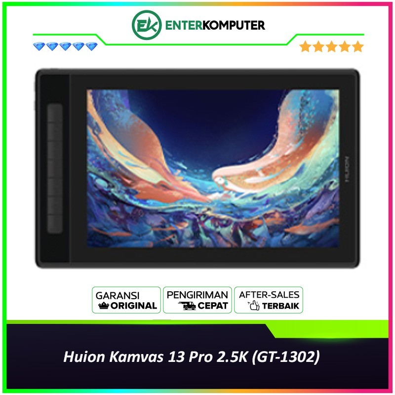 Huion Kamvas 13 Pro 2.5K (GT-1302) Drawing Tablet