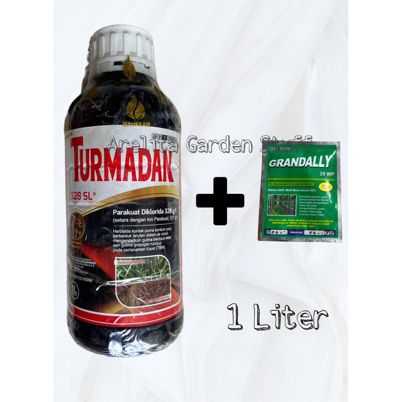 Herbisida/Racun Rumput Turmadan 328 SL 1L + Grandally 25WP