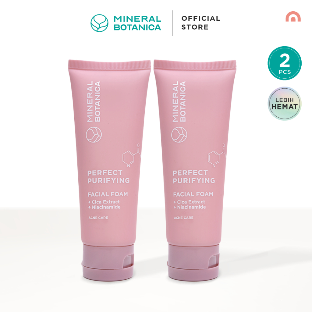 Mineral Botanica Perfect Purifying Facial Foam x 2pcs (Twin Pack) (untuk kulit berjerawat)