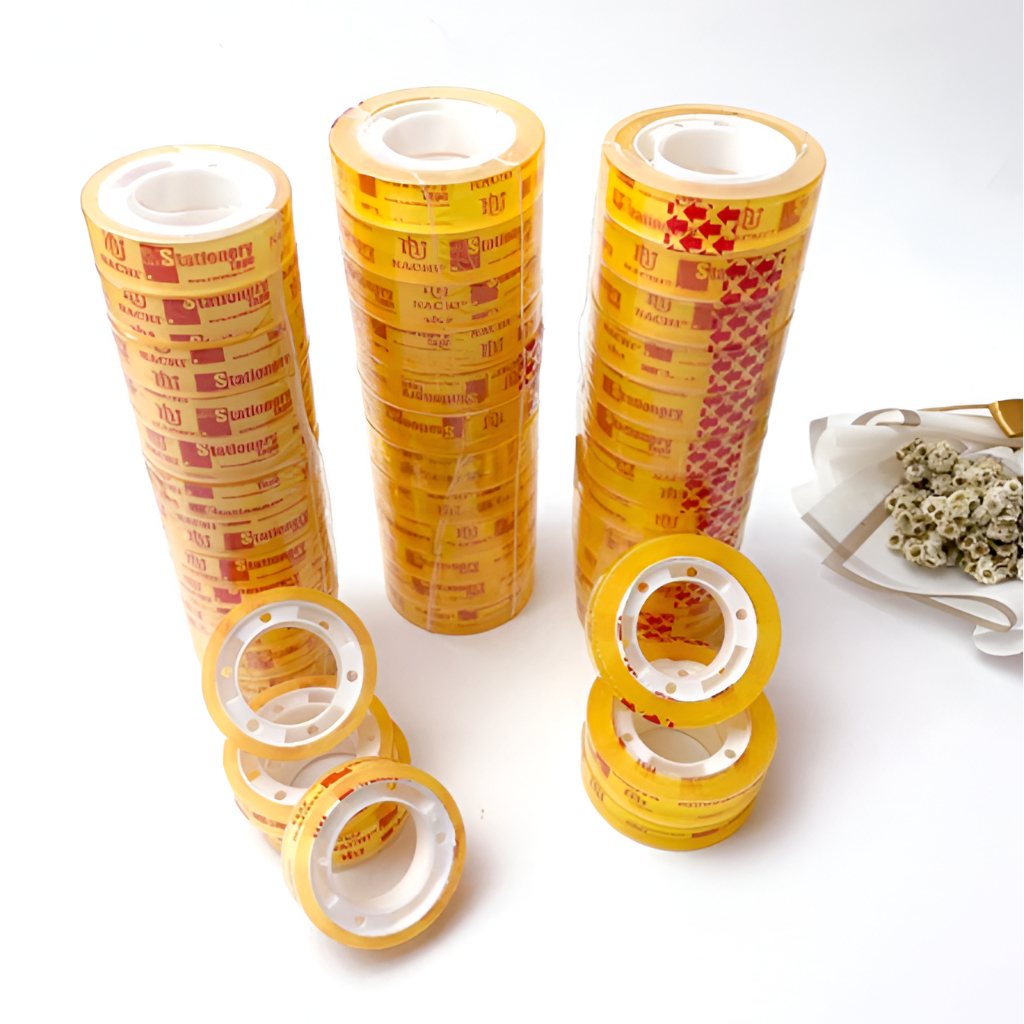 

Isolasi Selotip Transparant Bening Nachi 1/2 x 10 Yard - Roll - Isolasi Bening Cellotape Nachi Kecil