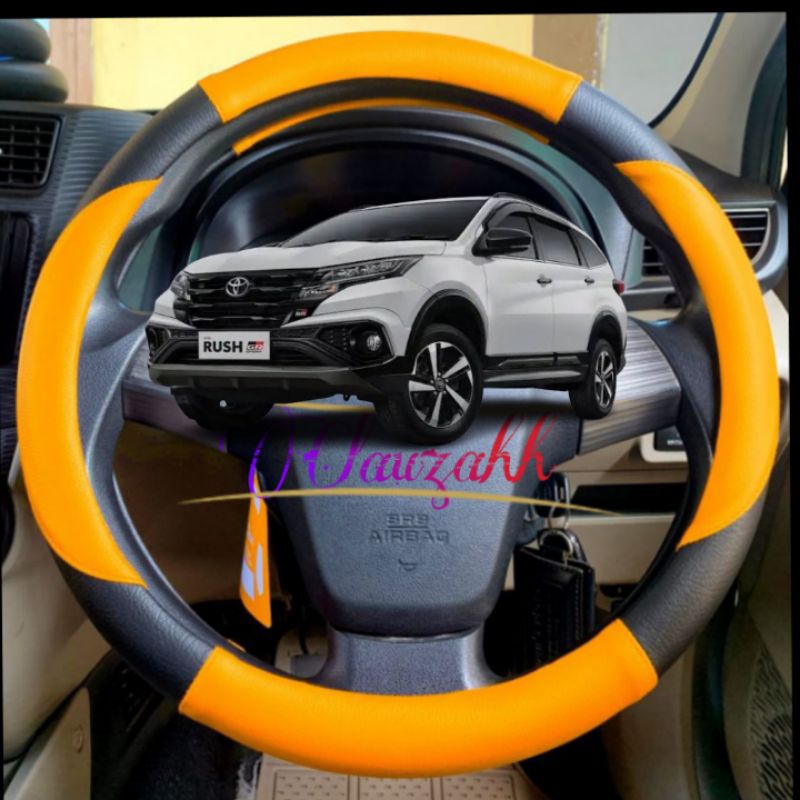 Rush cover stir mobil toyota rush sarung stir mobil toyota rush lapis stir toyota rush