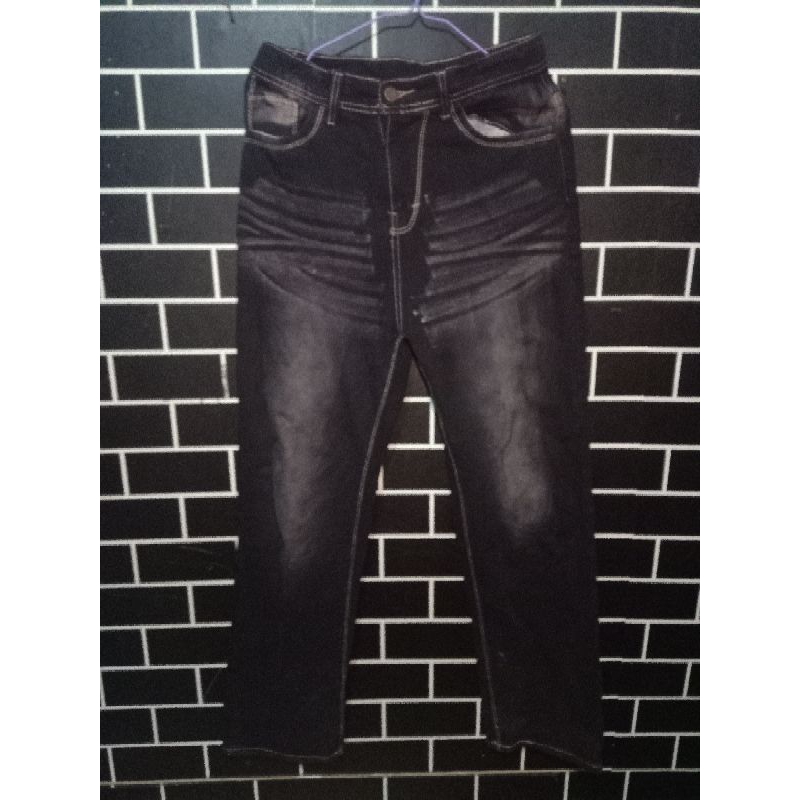 celana baggy jeans second