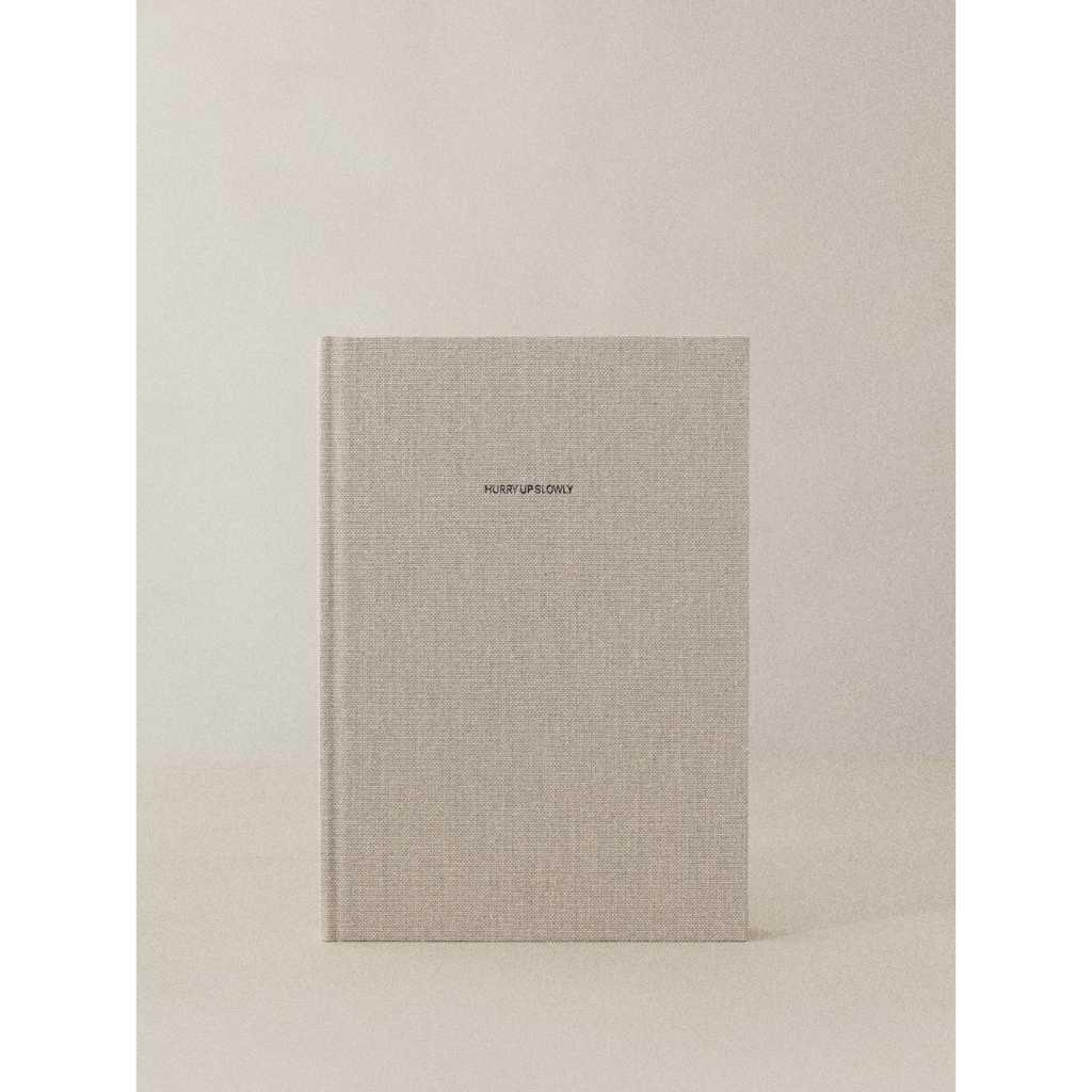 

HURRY UP SLOWLY LINEN JOURNAL - slō.