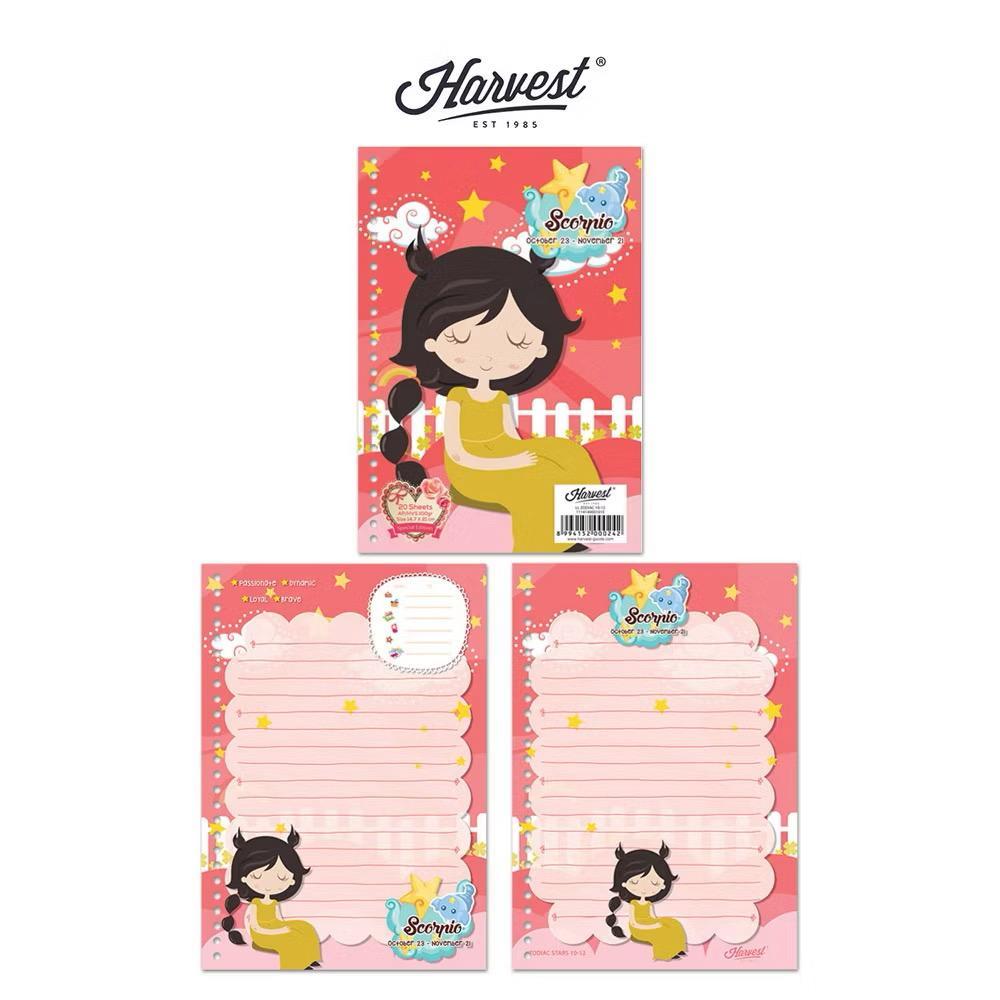 

Gramedia Tunjungan : Loose Leaf / Kertas Binder Harvest A5 Zodiac Scorpio