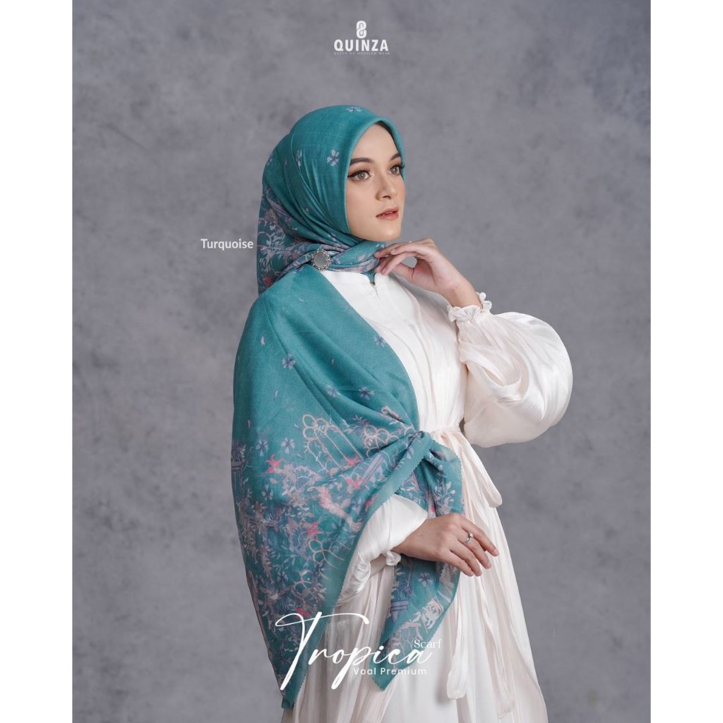 SCARF PROMO // TROPICA SCARF QUINZA // SCARF QUINZA // QUINZA // scarf terbaru // scarf kekinian // 