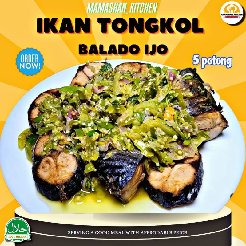 

MENU FAMILY..!! "TONGKOL BALADO IJO" (1 EKOR ISI 4-5 POTONG)