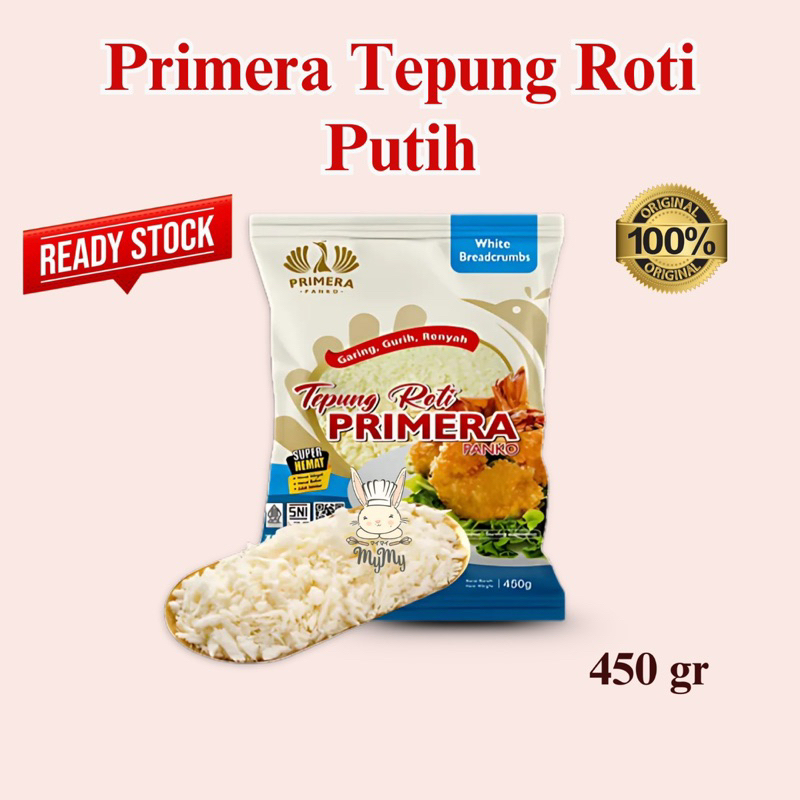 

Tepung Roti Primera Panko 450gr | Warna Putih