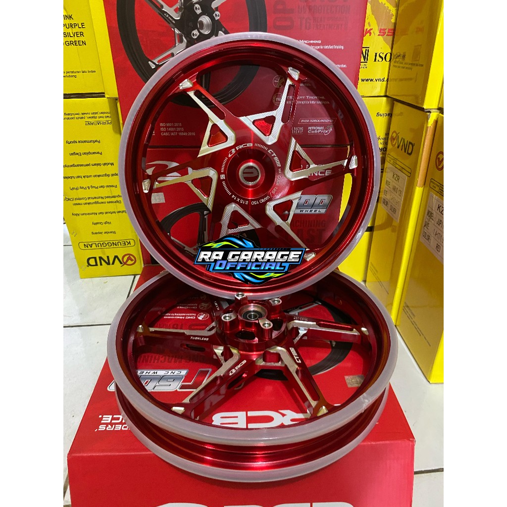 Velg RACING BOY RCB CNC CT600 Ring 14 VARIO 125/150 BEAT SCOOPY MIO SPORTY MIO M3 SOUL SMILE GT VARI