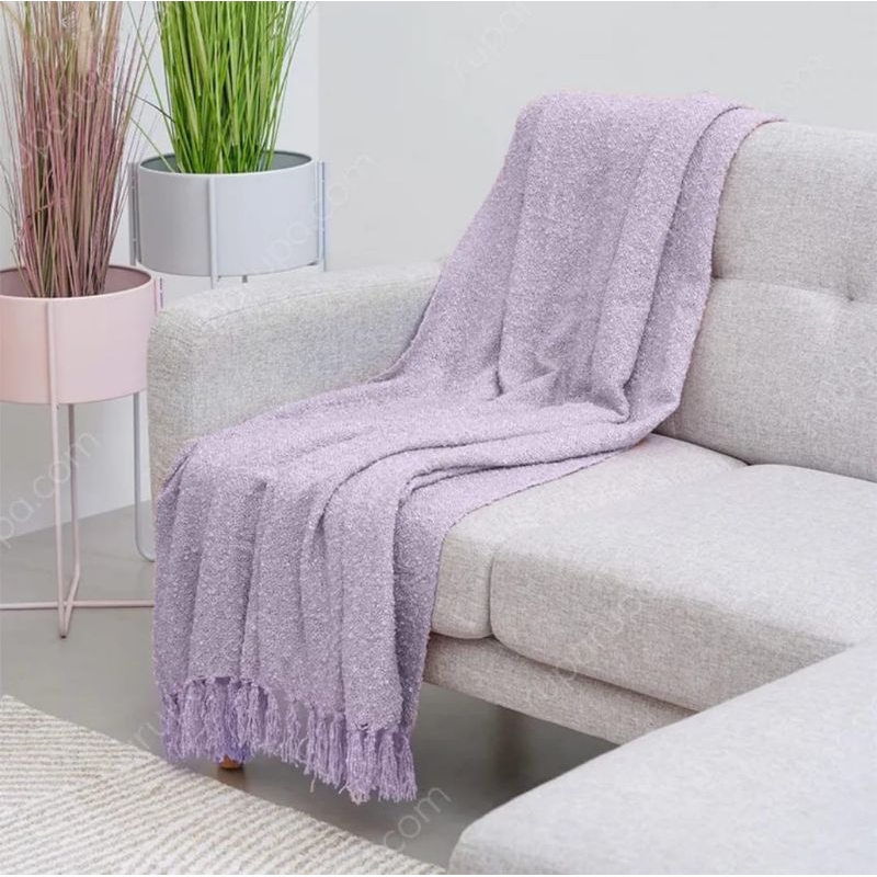 INFORMA SELIMUT SOFA PURPLE 125 x 150CM// SELIMUT SOFFA INFORMASI