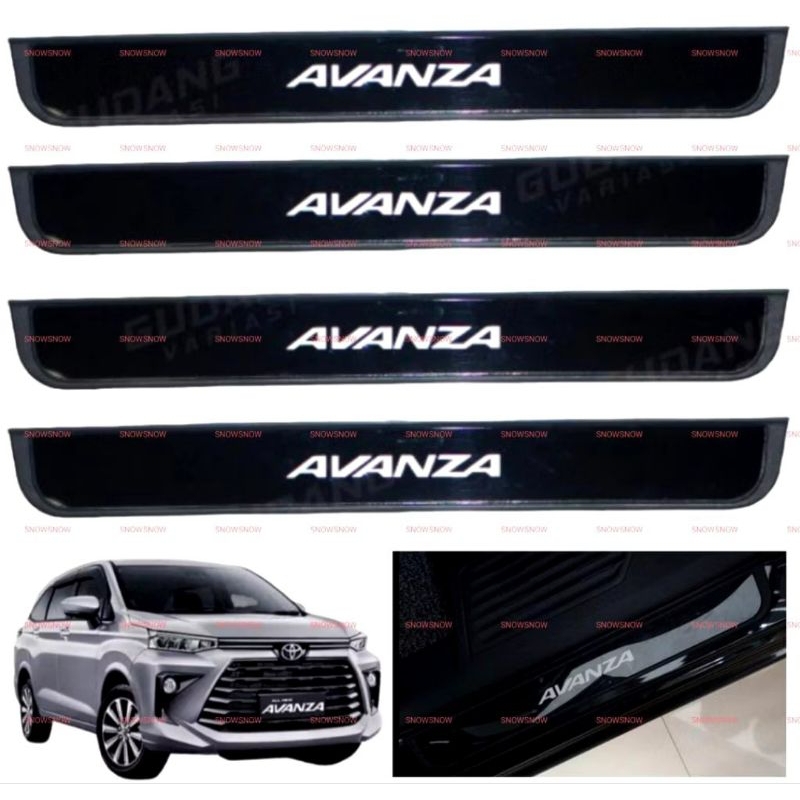 Sillplate samping Avanza hitam