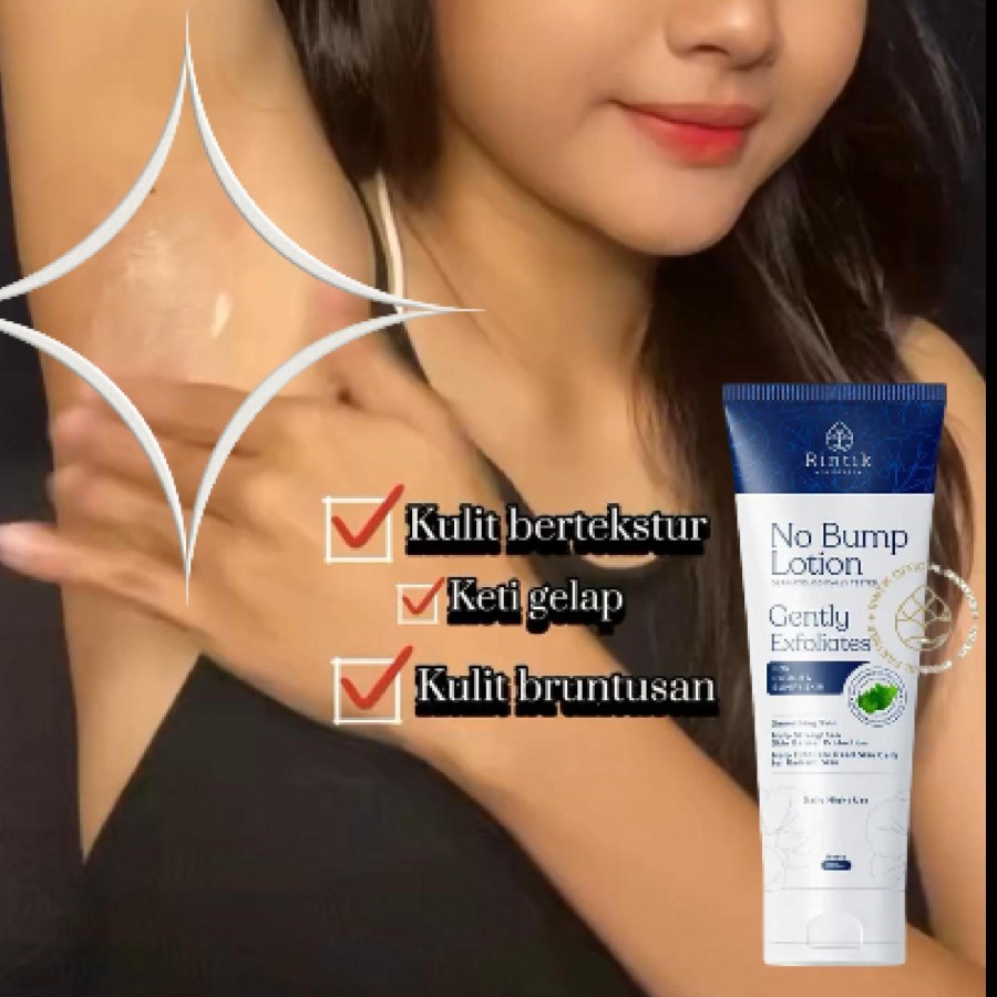 Rintik No Bump Lotion Jerawat Punggung Lotion Badan Chicken Skin Rintik Skincare