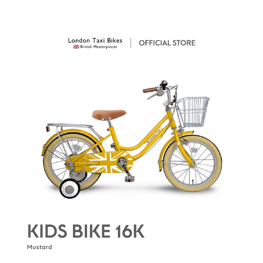 Jefferys - Sepeda Anak London Taxi Kids 16K Inch - Mustard