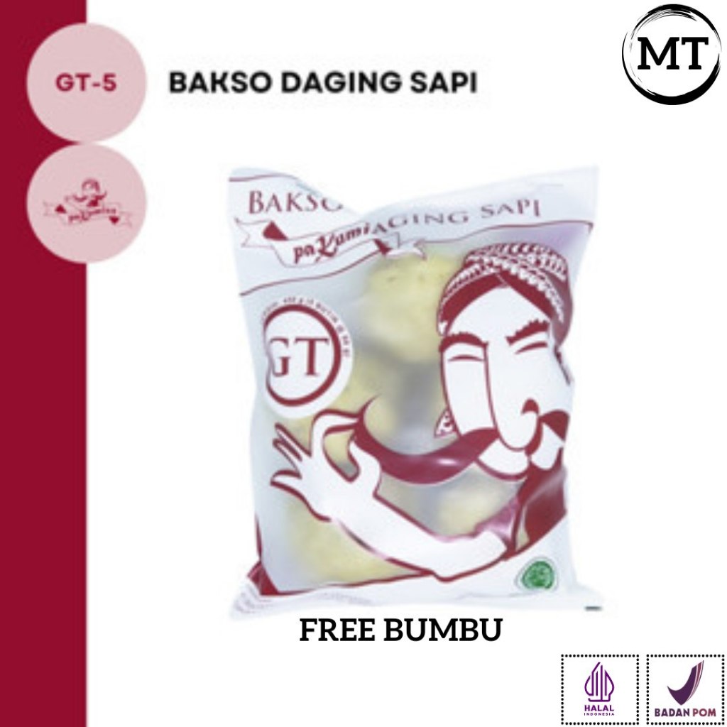 

Pakumizz Bakso Daging Sapi URAT 600gr/Isi 5 pcs