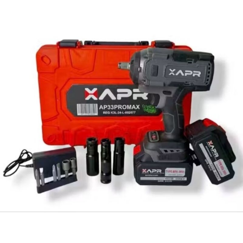 Impact wrench X-APR JUMBO Gen 2 type AP33PROMAX TORSI 1850 Battery 10cell
