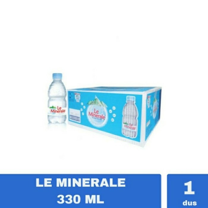 

LE MINERALE BOTOL 330ML 1 DUS ISI 24 PCS