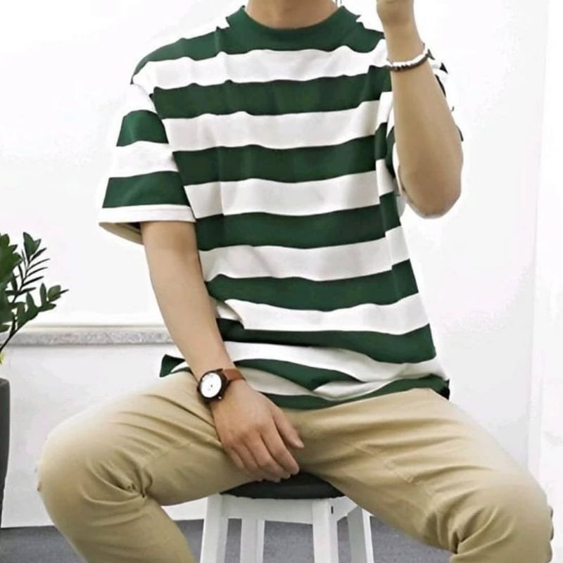 TSHIRT AWESOME APPAREL STRIPE