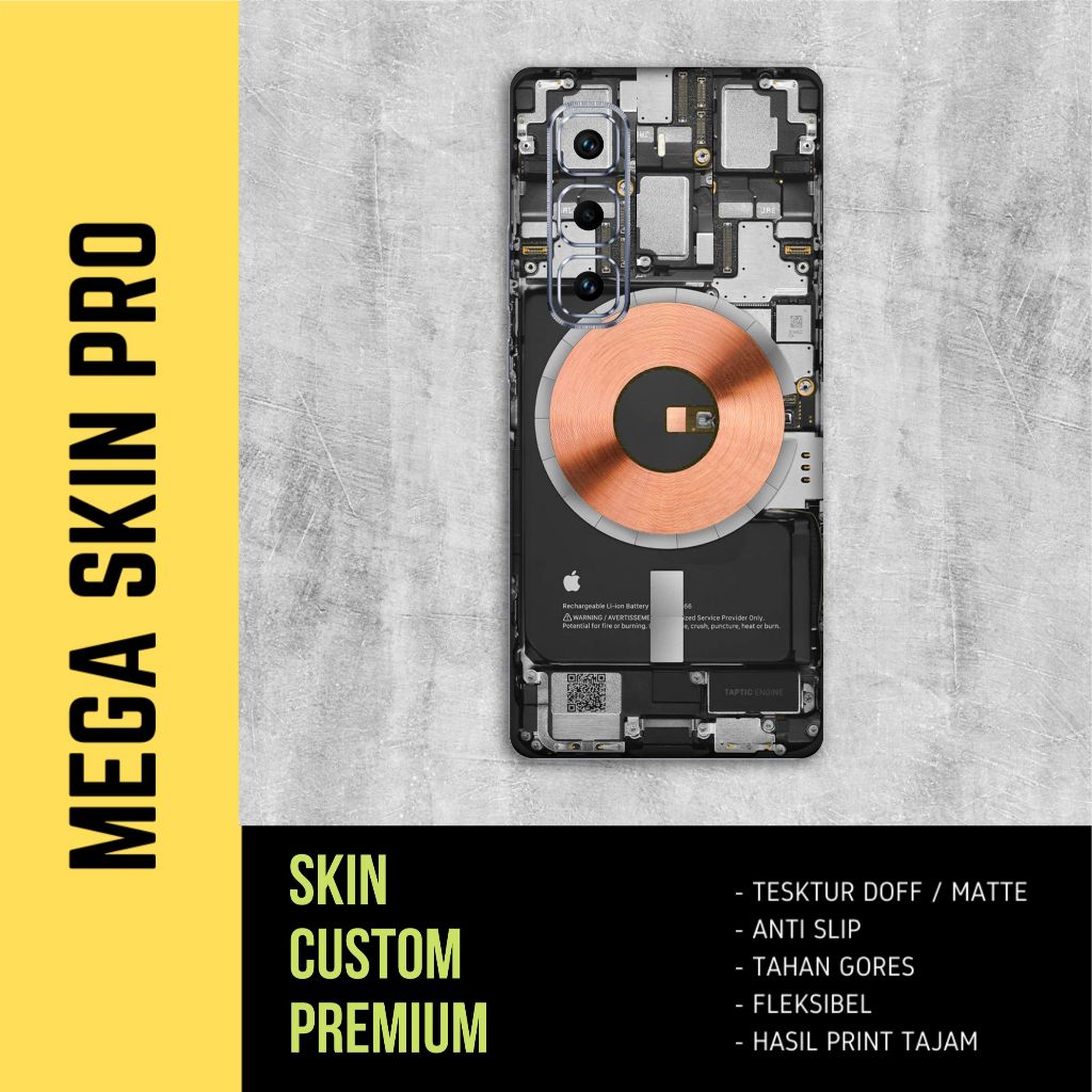 Skin infinix Hot 50 4G - isi 2 buah - mesin teardown