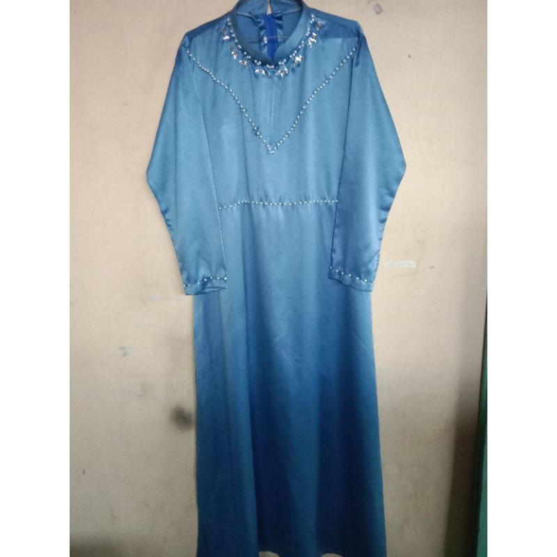 baju gamis payet mutiara elegan terbaru 2025