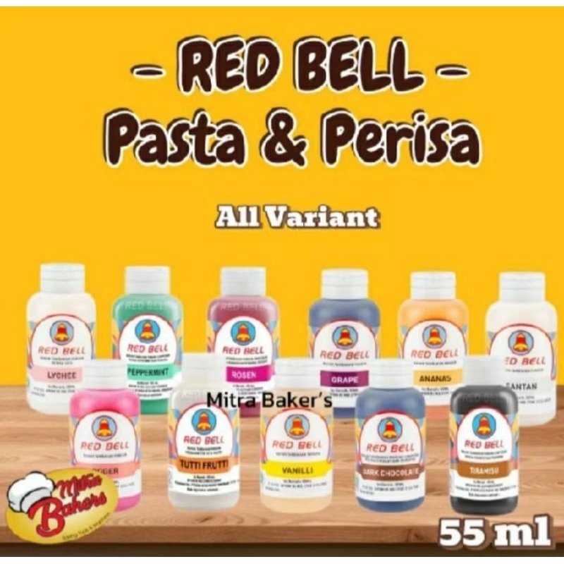 

PERISA DAN PEWARNA RED BELL 55ML ALL VARIANT RASA