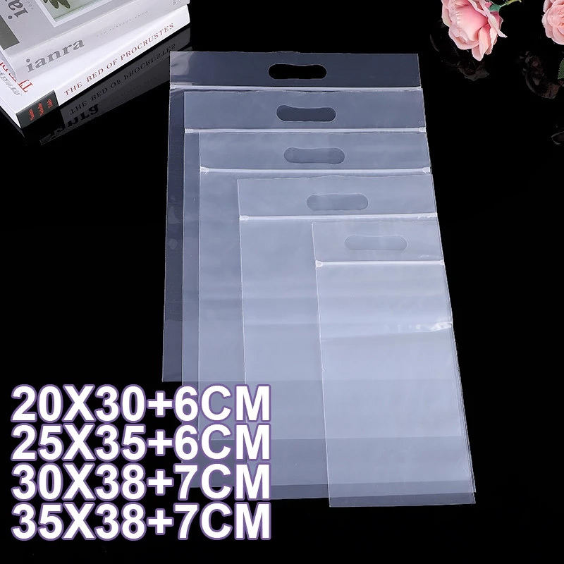 Plastik Pe Klip Gagang / Plastik packing / sepatu / HD Packing / Plastik olshop / plastik klip /