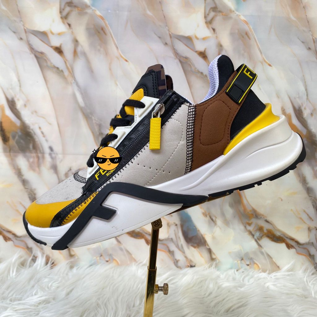 SFF18 Sepatu Itali Pria Sneakers Yellow