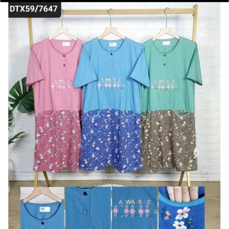 Daster kaos amro standar jumbo