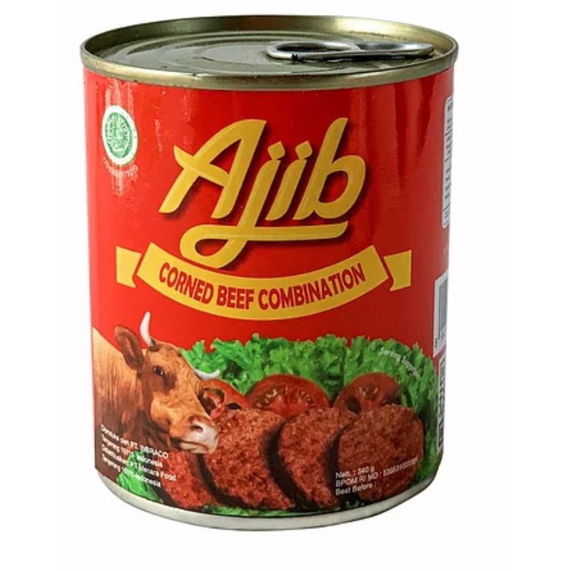 

Ajib Corned Beef - Kornet Daging Sapi 340gr