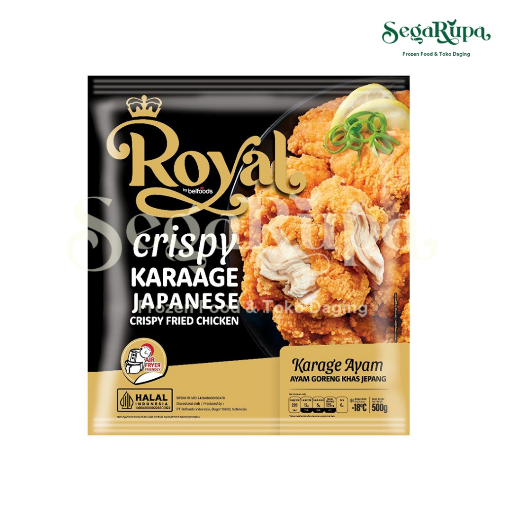 

ROYAL CRISPY KARAGE JAPANESE 500 GR - SEGARUPA FROZEN FOOD & TOKO DAGING